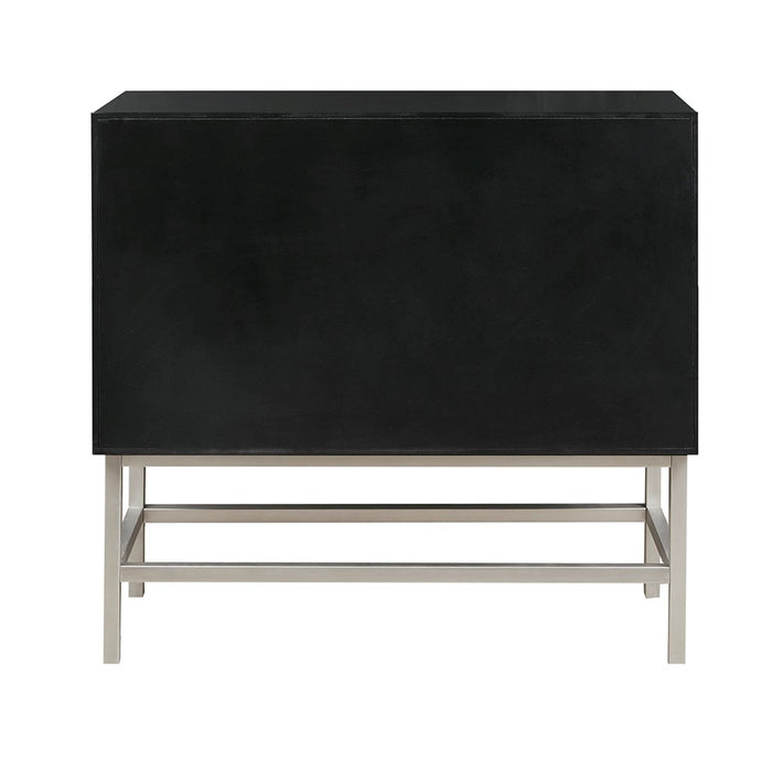 Sonata Accent Black Chest with 2 Drawers