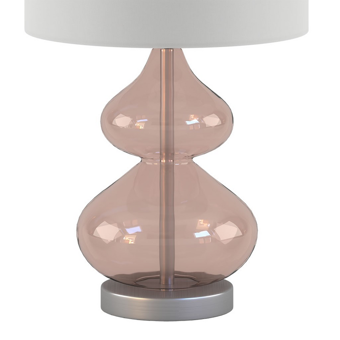 Ellipse Pink Table Lamp Set Of 2 (Low Stock)