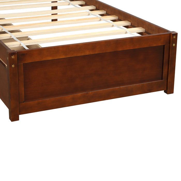 Wilson Twin Platform Storage Bed Wood Bed Frame