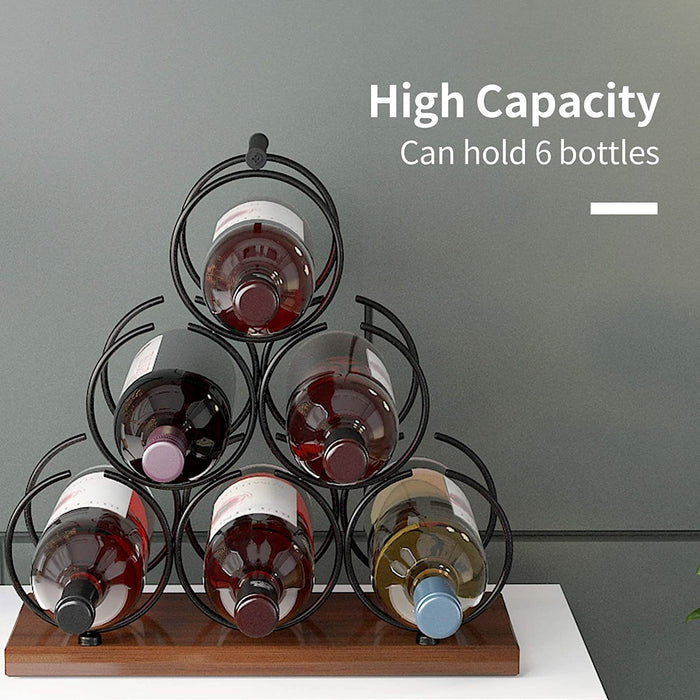 Mecor Countertop 6 Bottle Wine Rack