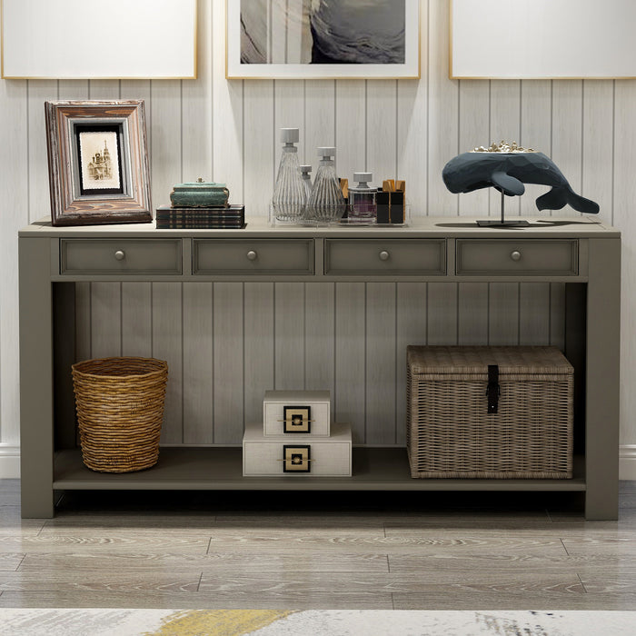 Marlowes Console Table for Entryway (Khaki)
