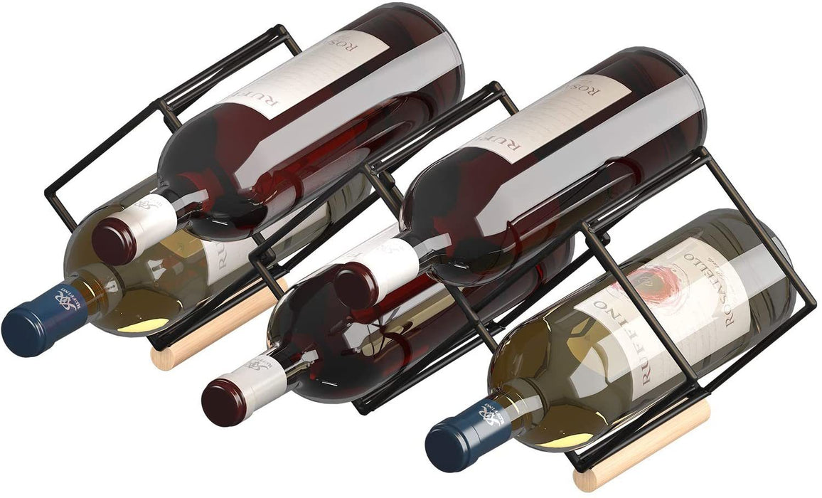 Mecor Countertop 5 Bottle Wine Rack