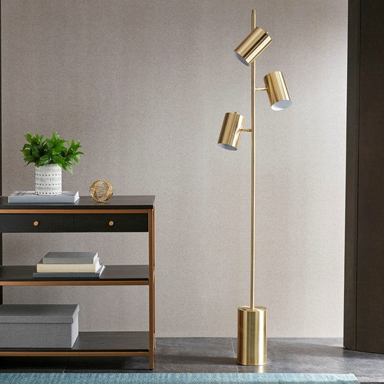 Alta 3-Light Metal Floor Lamp