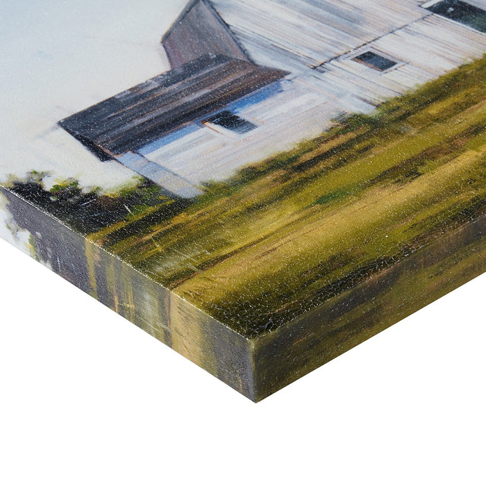 Old White Barn Gel Coat Canvas