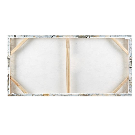 Luminous Bloom Gold Canvas