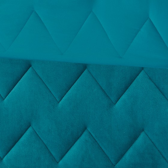 Kai Quilted Reversible Microfiber to Plush Comforter Set (Teal)