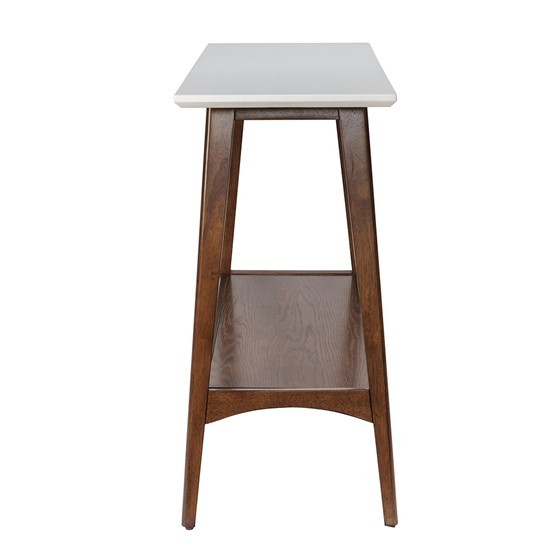 Parker Console Table White Pecan