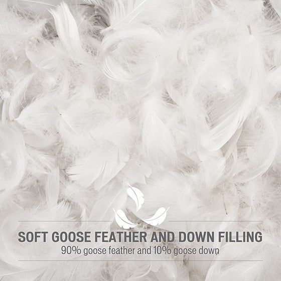 Hadly Goose Feather and Down Wearable Throw (Indigo)