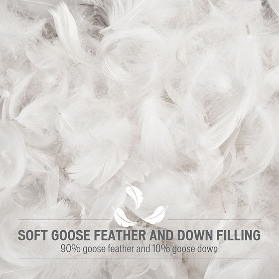 Hadly Goose Feather and Down Wearable Throw (Grey)