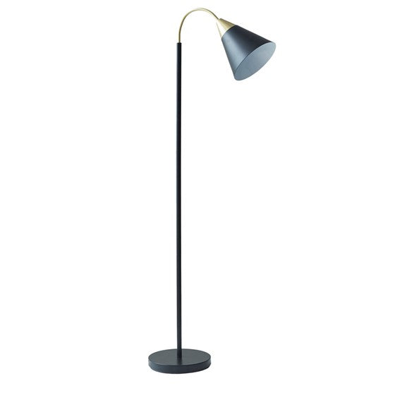 Beacon Arched Metal Floor Lamp with Chimney Shade