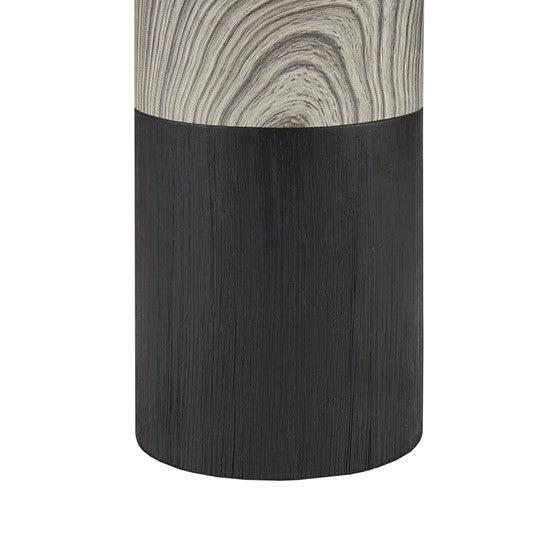 Nicolo Textured Ceramic Table Lamp (Black)
