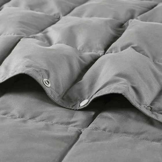 Hadly Goose Feather and Down Wearable Throw (Grey)