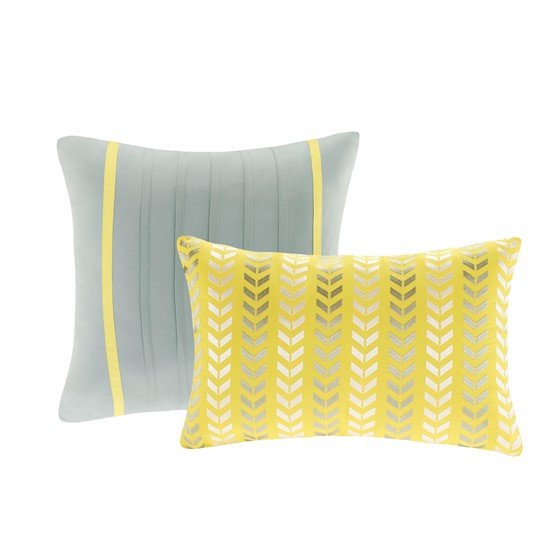 Nadia Comforter Set (Yellow)