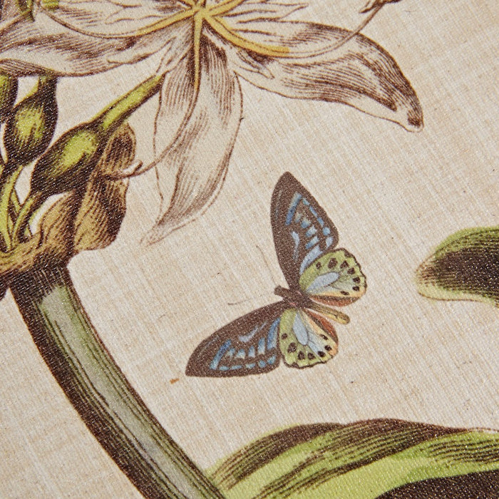 Herbal Botany Framed Linen Canvas Set