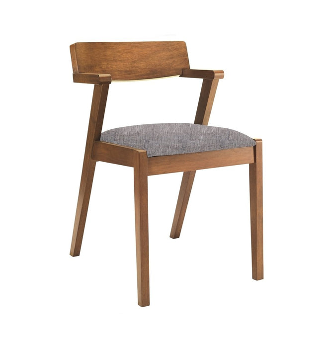 Zola Dining Chair - Cocoa & Coral
