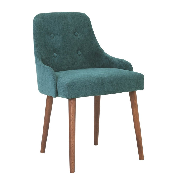 Caitlin Dining Chair - Nile Green & Cocoa