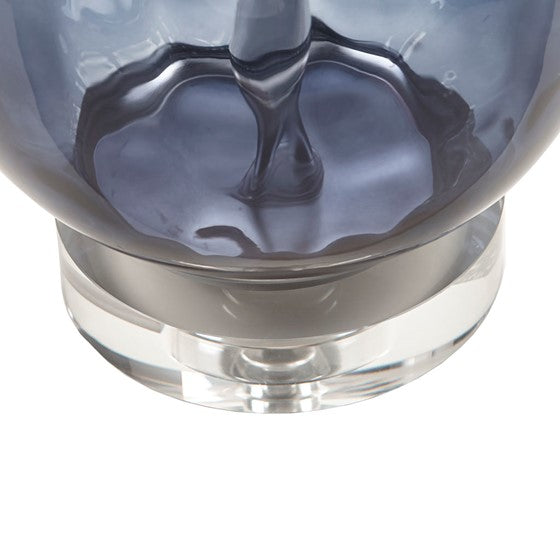 Borel Ombre Glass Table Lamp (Dark Blue)