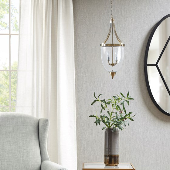 Camden 4-Light Glass Bowl Shaped Chandelier