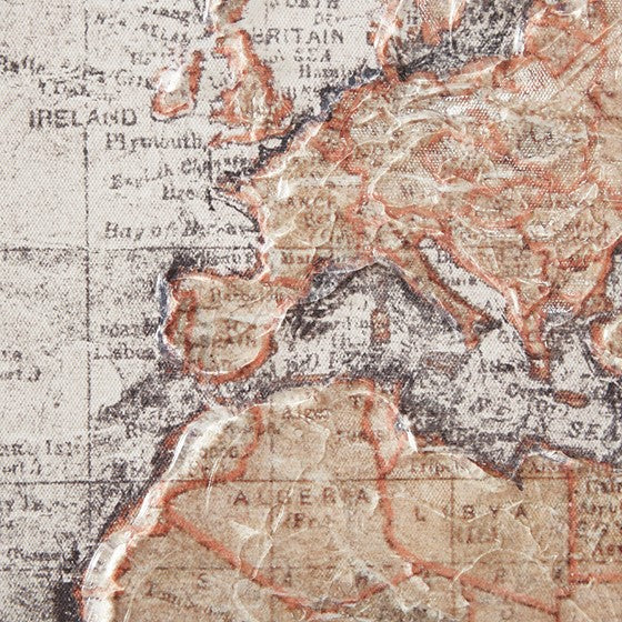 World Map Canvas Set