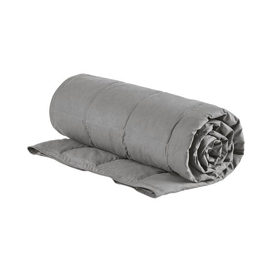 Hadly Goose Feather and Down Wearable Throw (Grey)