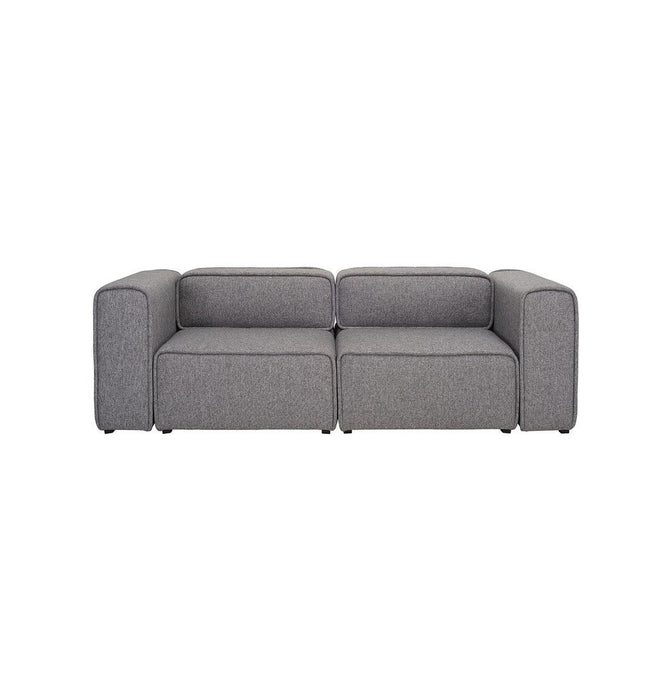 Modern 2 Seater Modular Sofa - Björn - Pebble
