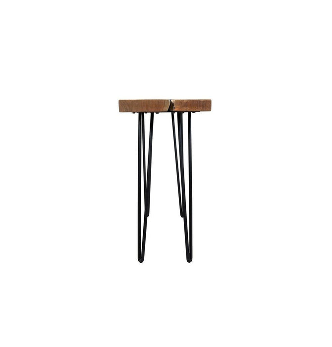 Driftwood Solid Acacia Console Table with Hairpin Legs