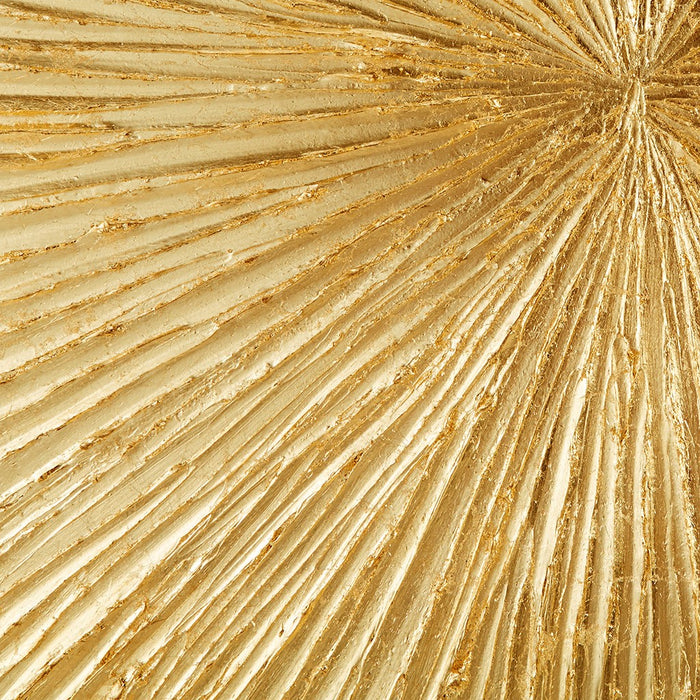 Sunburst Gold Resin Dimensional Palm
