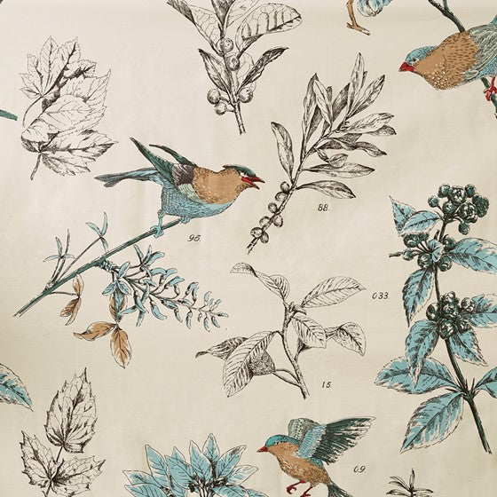 Quincy Printed Cotton Shower Curtain (Low Stock)
