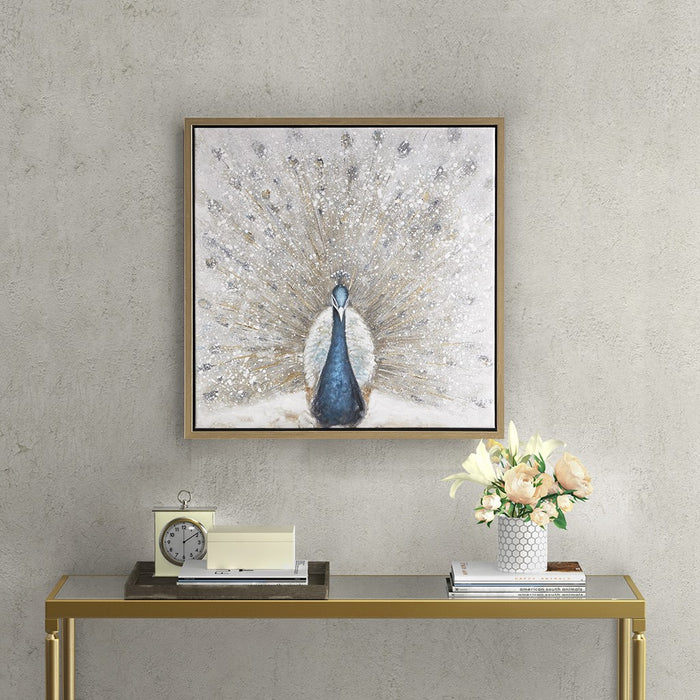 Gilded Peacock Canvas
