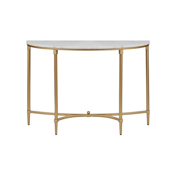 Bordeaux White Gold Console Table