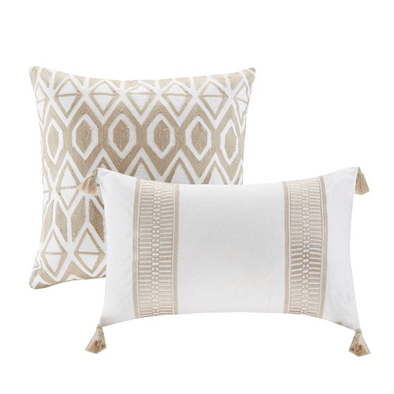 Anslee 3 Piece Cotton Yarn Dyed Comforter Set