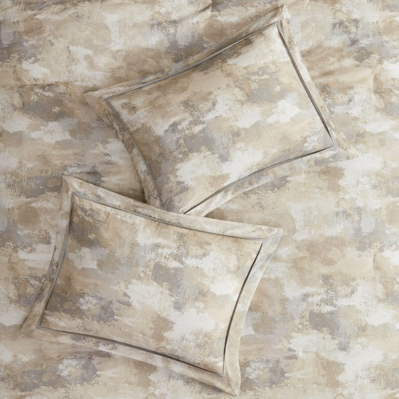 Beacon 7 Piece Textured Cotton Blend Comforter Set