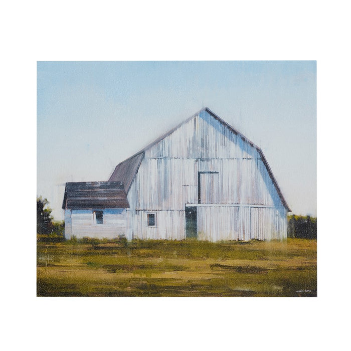 Old White Barn Gel Coat Canvas