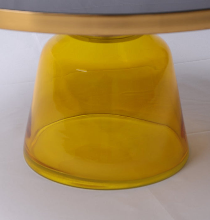 Karin Table Coffee Table - Gold & Yellow