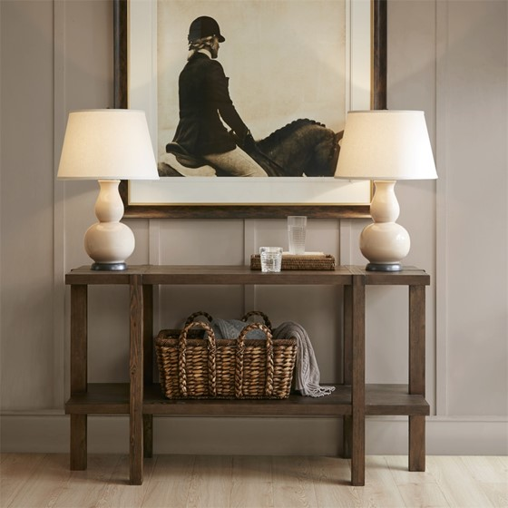 Cornell Brown Console Table