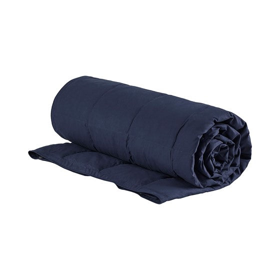 Hadly Goose Feather and Down Wearable Throw (Indigo)