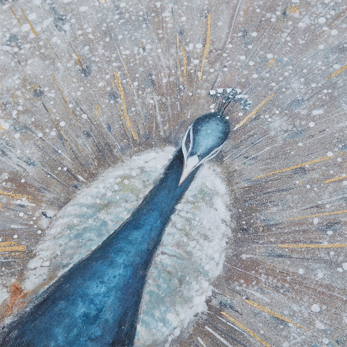 Gilded Peacock Canvas