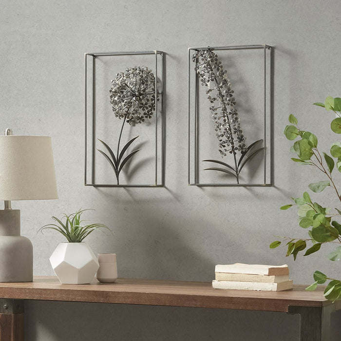 Metal Garden Botanical Wall Decor (Low Stock)