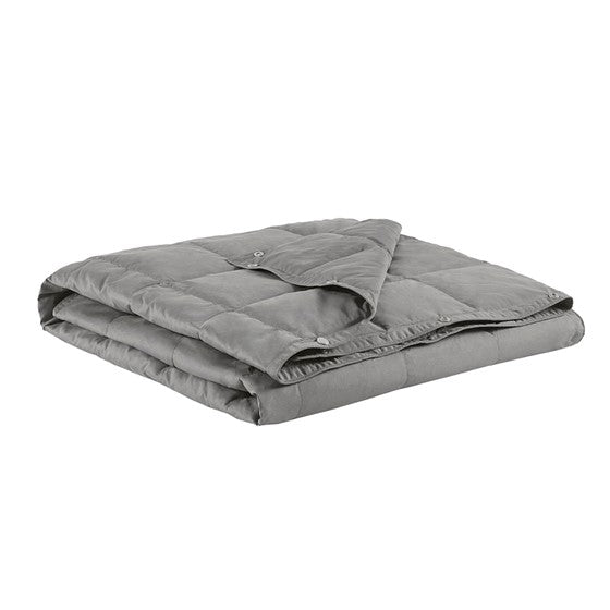 Hadly Goose Feather and Down Wearable Throw (Grey)