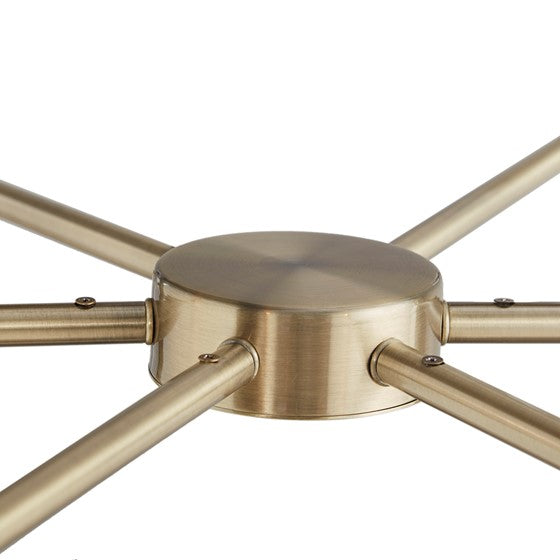 Trenton 6-Light Chandelier with Cylinder Glass Shades