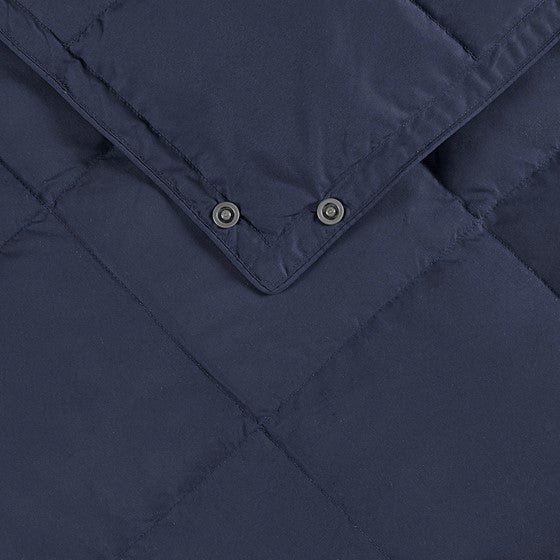 Hadly Goose Feather and Down Wearable Throw (Indigo)