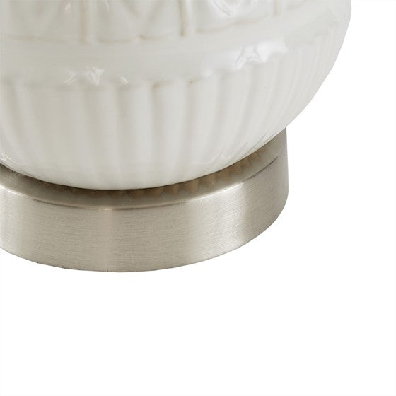 Gypsy Embossed Boho Table Lamp (Low Stock)