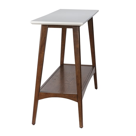 Parker Console Table White Pecan