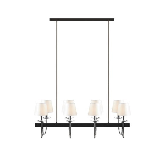 Fairmount 8-Light Traditional Chandelier with Drum Shades