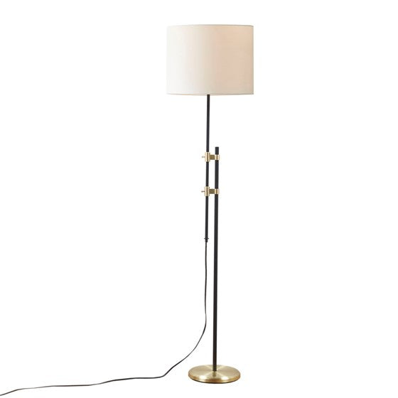 Ellsworth Asymmetrical Adjustable Height Metal Floor Lamp
