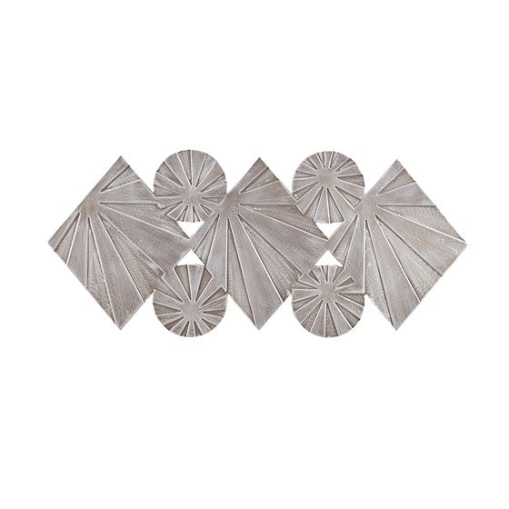 Ash Carved Wood 3 Piece Set Wall Decor