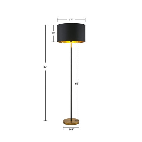 Hunts Metal Floor Lamp (ETA 3/15/23)