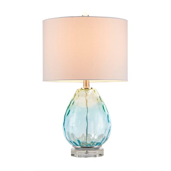 Borel Ombre Glass Table Lamp (Blue)
