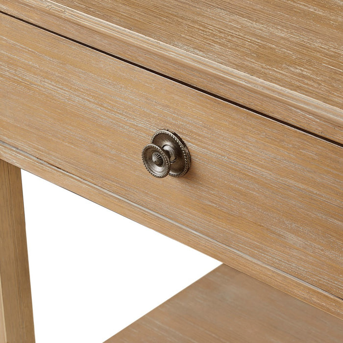 Victoria Bedside Natural Wood Table