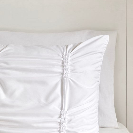 Benny Comforter Set (White)